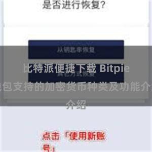 比特派便捷下载 Bitpie钱包支持的加密货币种类及功能介绍