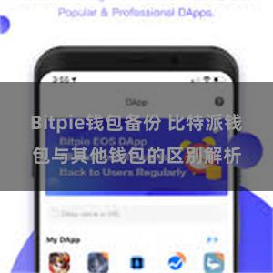 Bitpie钱包备份 比特派钱包与其他钱包的区别解析