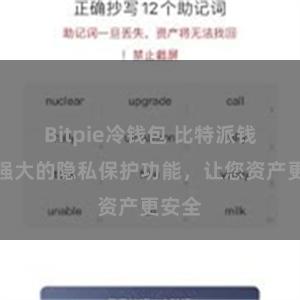 Bitpie冷钱包 比特派钱包：强大的隐私保护功能，让您资产更安全