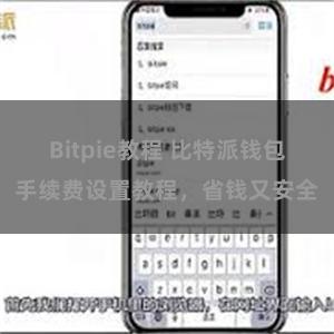 Bitpie教程 比特派钱包手续费设置教程，省钱又安全