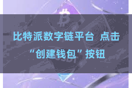 比特派数字链平台  点击“创建钱包”按钮