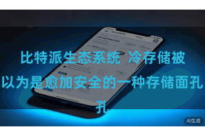 比特派生态系统  冷存储被以为是愈加安全的一种存储面孔